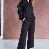 Load image into Gallery viewer, Open Weave Square Top with Contrast Hood &amp; Pocket  - Naya
