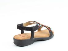 Load image into Gallery viewer, Radiant - Black Sandals- Heavenly Feet