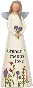 Granma Angel with Flowers