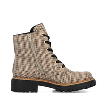 Load image into Gallery viewer, Patterned Lace-Up Boot - Rieker