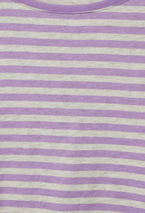 320858- Purple Stripe T-shirt- Cecil