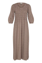 Load image into Gallery viewer, Brown Polka Dot Dress- Fransa