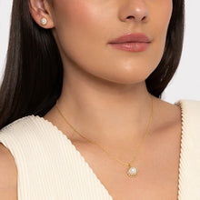 Load image into Gallery viewer, S547EML - Amaia Gold Pearl Earrings- Knight and Day