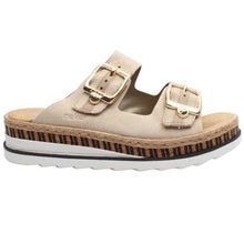 Load image into Gallery viewer, Sheep Suede Nude Sandal - Rieker