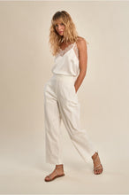 Load image into Gallery viewer, White Woven Pants - Molly Bracken