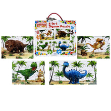 Load image into Gallery viewer, The World of Dinosaur Roar! 4-in-1 Puzzle