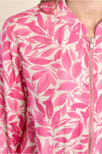 Load image into Gallery viewer, Magenta Floral Woven Jacket - Molly Bracken
