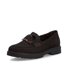 Load image into Gallery viewer, Brown Buckle Loafer - Rieker