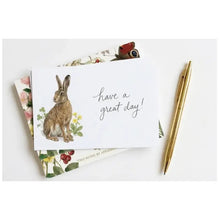Load image into Gallery viewer, Spring Hare Tiny Notes
