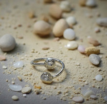 Load image into Gallery viewer, Silver Pebbles Ring - Yvonne Bolger Jewellery