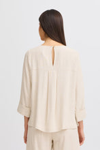 Load image into Gallery viewer, 5454- Whisper White Linen Top- Fransa