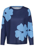 Load image into Gallery viewer, Navy&amp;Blue Floral Top - b.young