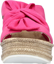 Load image into Gallery viewer, 68789- Pink Wedged Slip on Sandal- Rieker