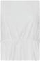 Load image into Gallery viewer, 2309- White Lace Detail Peplum Top - Fransa