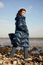 Load image into Gallery viewer, Cobalt Blue Long Down Coat