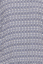 Load image into Gallery viewer, Navy Pattern T-shirt - Fransa