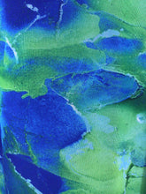 Load image into Gallery viewer, Mamy- Green and Royal Blue Mesh Dress &amp; Jacket - Via Veneto