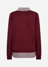 Load image into Gallery viewer, Deep Red Blouse &amp; Jumper - Soya Concept