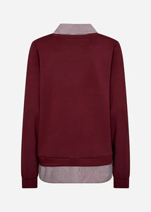 Deep Red Blouse & Jumper - Soya Concept