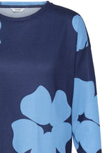 Load image into Gallery viewer, Navy&amp;Blue Floral Top - b.young