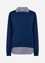 Load image into Gallery viewer, Estate Blue Blouse &amp; Jumper - Soya Concept