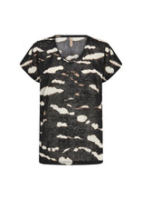 Load image into Gallery viewer, Black Pattern T Shirt - Soya Concept