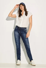 Load image into Gallery viewer, 377687- Scarlet Mid Blue Jeans - Cecil