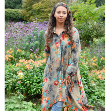 Load image into Gallery viewer, NSDQ728- Luna Floral Shirt Dress - Powell Craft