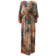 Load image into Gallery viewer, DRV728-Merdia Floral Batwing Dress - Powell Craft