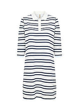 Load image into Gallery viewer, Navy Stripe Dress - Soya Concept