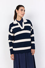 Load image into Gallery viewer, Striped Collar Jumper - Soya Concept