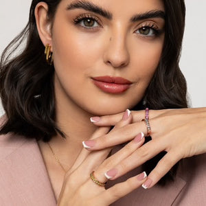 T132EMS - Paperclip Earrings - Knight & Day