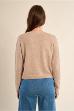 Load image into Gallery viewer, Beige Knitted Cardigan - Molly Bracken