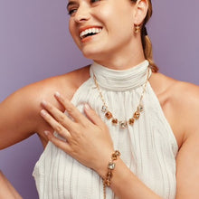 Load image into Gallery viewer, Genevieve Champagne Diamond Necklace  - Knight &amp; Day