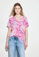 Load image into Gallery viewer, 344513 - Pink Linen Print Blouse - Cecil