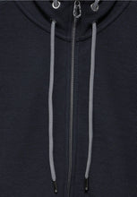 Load image into Gallery viewer, 321766 - Navy Zip up Sweatshirt - Cecil