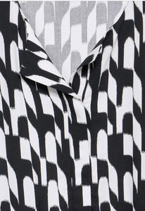 144127 Black and White Dress Street One