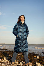 Load image into Gallery viewer, Cobalt Blue Long Down Coat
