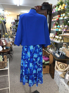 726- Royal Blue Dress & Jacket- Avalon