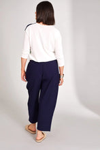 Load image into Gallery viewer, S24228- Navy Slouch Trouser - Peruzzi