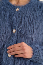 Load image into Gallery viewer, Denim Blue Knitted Cardigan - Molly Bracken