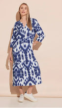Load image into Gallery viewer, 143855 - Blue Linen Midi Dress - Street One