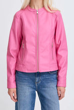 Load image into Gallery viewer, Pink Leather Jacket - b.young