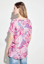 Load image into Gallery viewer, 344513 - Pink Linen Print Blouse - Cecil