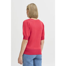 Load image into Gallery viewer, 5475- Short Sleeve Red Knot Top- Fransa