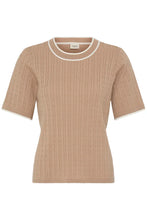 Load image into Gallery viewer, Short Sleeve Tan Pullover - Fransa