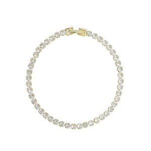Dakota Gold Tennis Bracelet- Knight & Day Jewellery