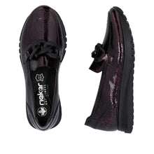 Load image into Gallery viewer, Burgundy Loafer - Rieker
