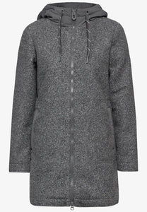 101020 - Curly Fake Wool Coat - Cecil