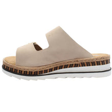 Load image into Gallery viewer, Sheep Suede Nude Sandal - Rieker
